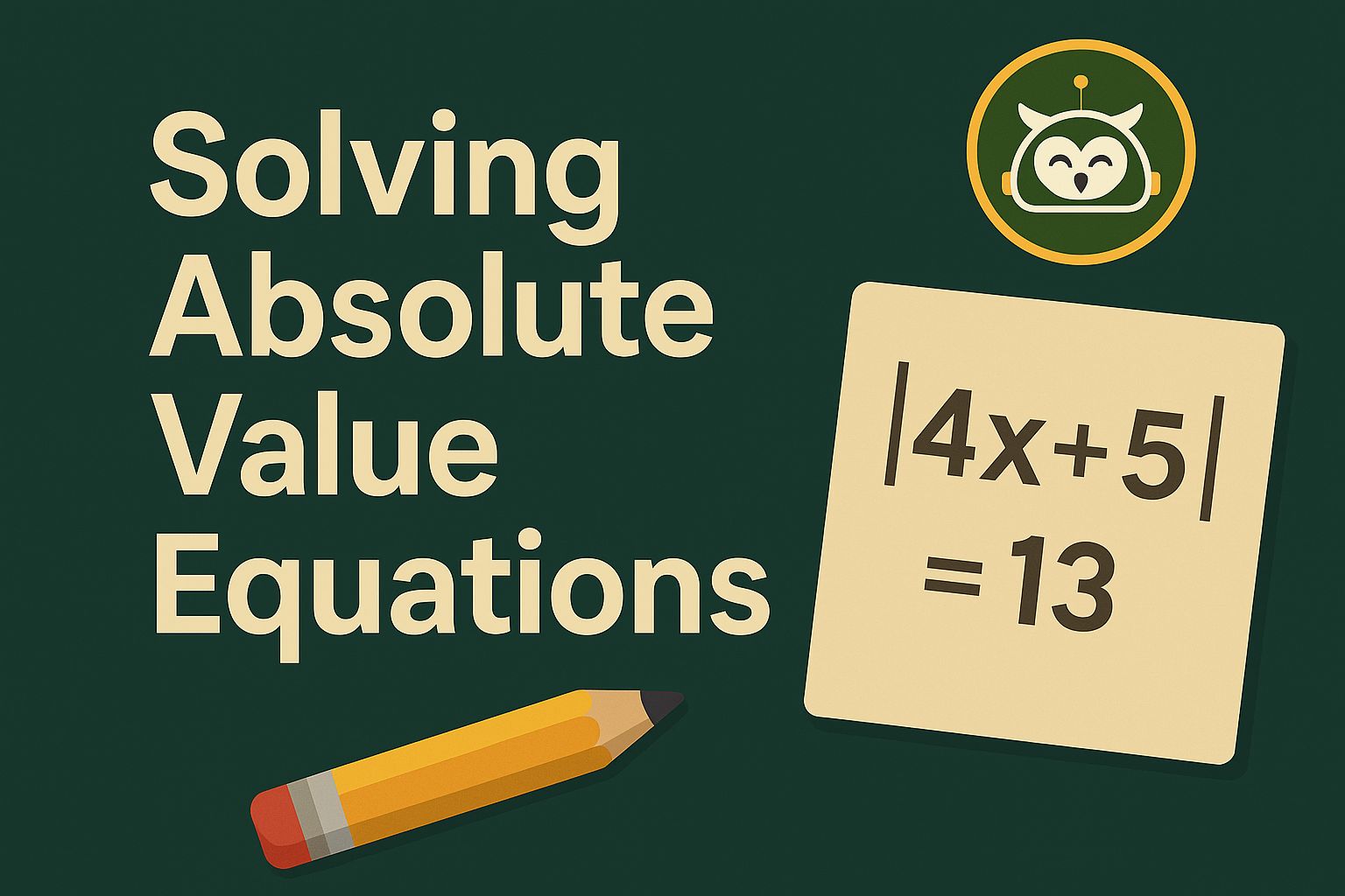 SAT Math: Solving Absolute Value Equations | Pursu