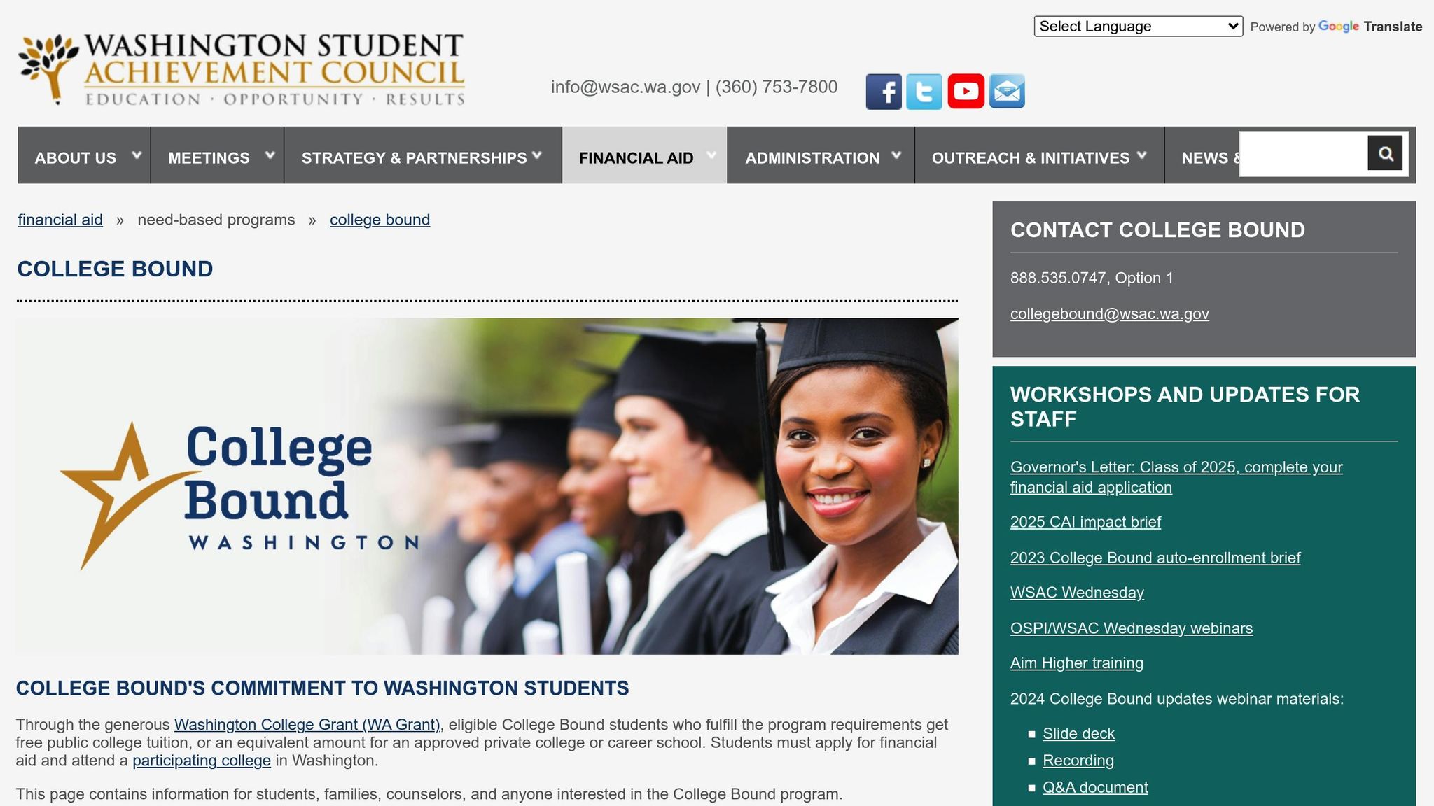 College Bound Scholarship