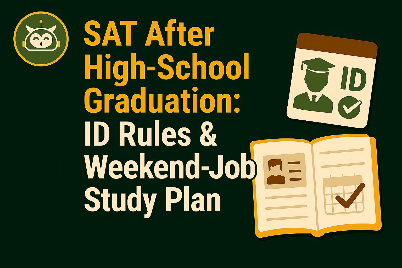 SAT After High-School Graduation: ID Rules & Weekend-Job Study Plan | Pursu